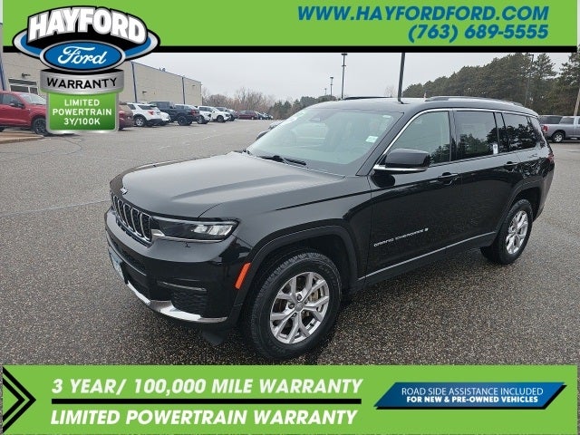 Used 2021 Jeep Grand Cherokee L Limited with VIN 1C4RJKBG0M8119457 for sale in Isanti, Minnesota