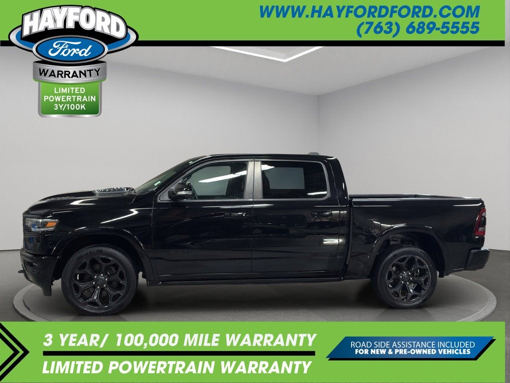 Used 2021 RAM Ram 1500 Pickup Limited with VIN 1C6SRFHT0MN564585 for sale in Isanti, Minnesota