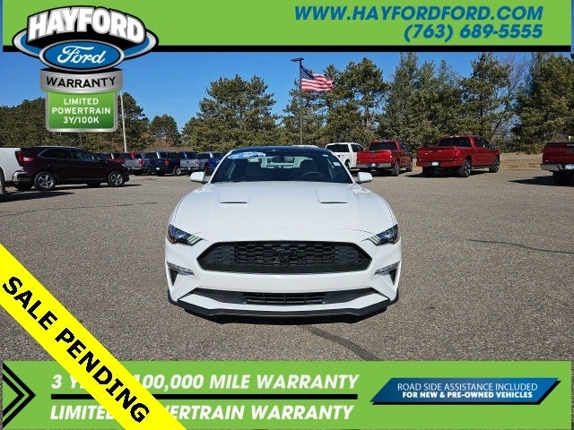 Certified 2018 Ford Mustang EcoBoost with VIN 1FA6P8TH0J5136676 for sale in Isanti, Minnesota