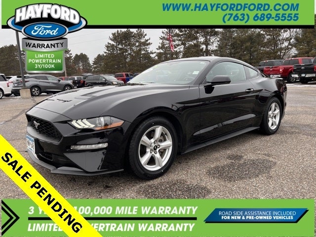 Used 2018 Ford Mustang EcoBoost with VIN 1FA6P8TH8J5172373 for sale in Isanti, Minnesota