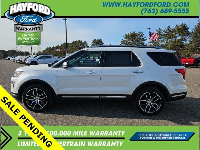 Used 2019 Ford Explorer Platinum with VIN 1FM5K8HT7KGA28011 for sale in Isanti, Minnesota