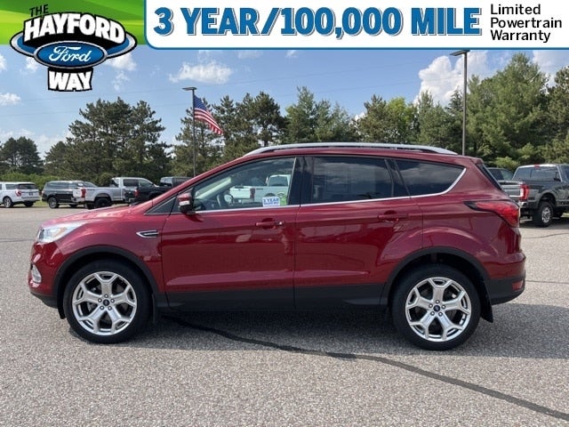 Used 2019 Ford Escape Titanium with VIN 1FMCU9J9XKUA19908 for sale in Isanti, Minnesota