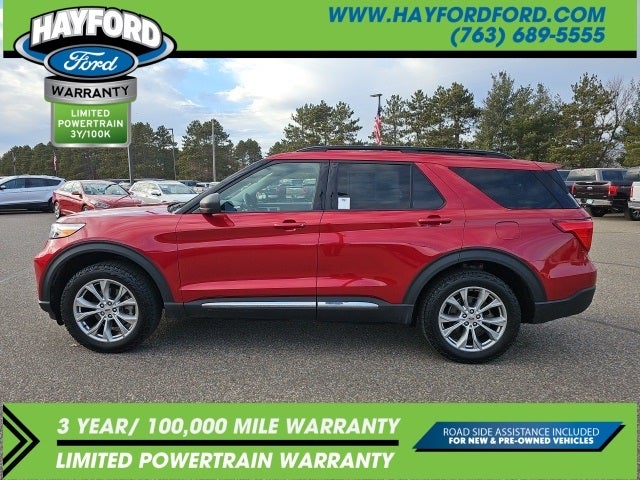 Certified 2021 Ford Explorer XLT with VIN 1FMSK8DH0MGA50326 for sale in Isanti, Minnesota