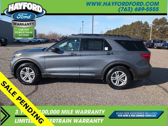 Used 2021 Ford Explorer XLT with VIN 1FMSK8DH7MGA62456 for sale in Isanti, Minnesota