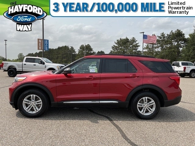 Used 2021 Ford Explorer XLT with VIN 1FMSK8DH9MGA16322 for sale in Isanti, Minnesota