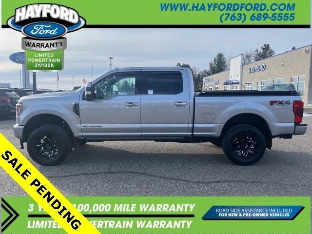 Used 2021 Ford F-350 Super Duty Platinum with VIN 1FT8W3BT4MEE09167 for sale in Isanti, Minnesota