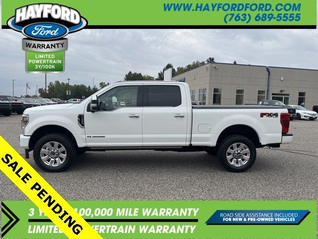 Used 2021 Ford F-350 Super Duty Platinum with VIN 1FT8W3BTXMEE19086 for sale in Isanti, Minnesota