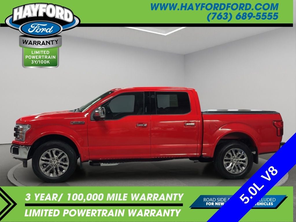 Used 2018 Ford F-150 Lariat with VIN 1FTEW1E50JFC63375 for sale in Isanti, Minnesota
