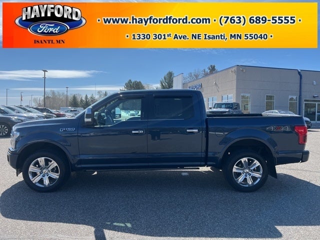 Used 2018 Ford F-150 Platinum with VIN 1FTEW1EG0JFD00362 for sale in Isanti, Minnesota