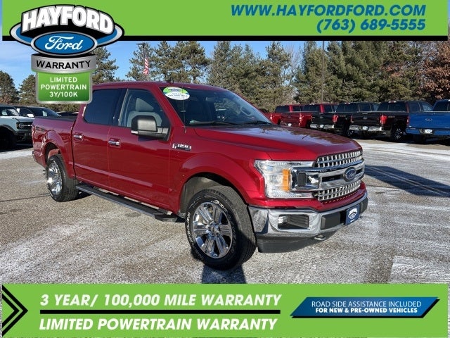 Certified 2020 Ford F-150 XLT with VIN 1FTEW1EP2LFC21472 for sale in Isanti, Minnesota