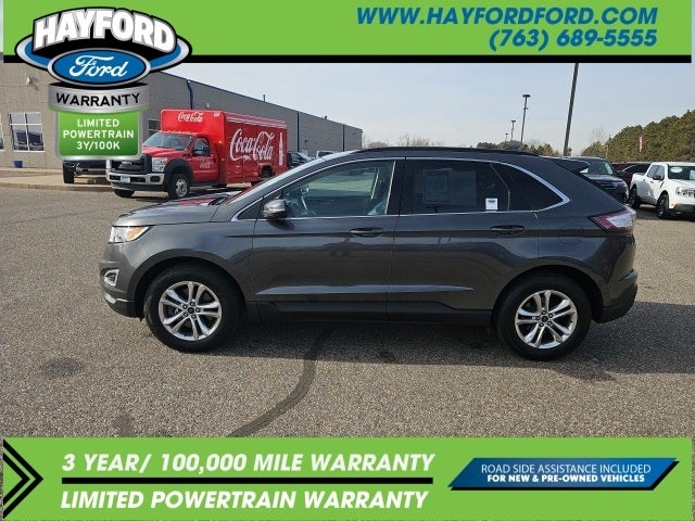 Used 2018 Ford Edge SEL with VIN 2FMPK4J84JBB62407 for sale in Isanti, Minnesota