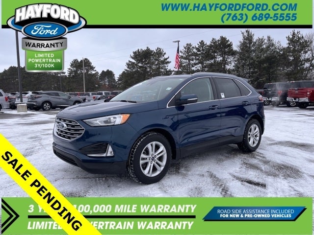 Used 2020 Ford Edge SEL with VIN 2FMPK4J90LBB65445 for sale in Isanti, Minnesota