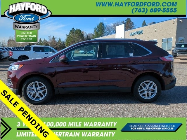 Certified 2021 Ford Edge SEL with VIN 2FMPK4J92MBA41727 for sale in Isanti, Minnesota