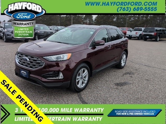 Certified 2020 Ford Edge SEL with VIN 2FMPK4J99LBB49583 for sale in Isanti, Minnesota
