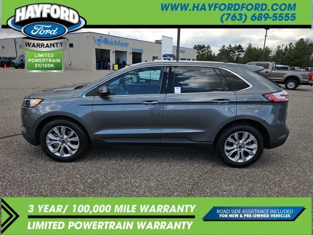 Certified 2022 Ford Edge Titanium with VIN 2FMPK4K90NBA52774 for sale in Isanti, Minnesota