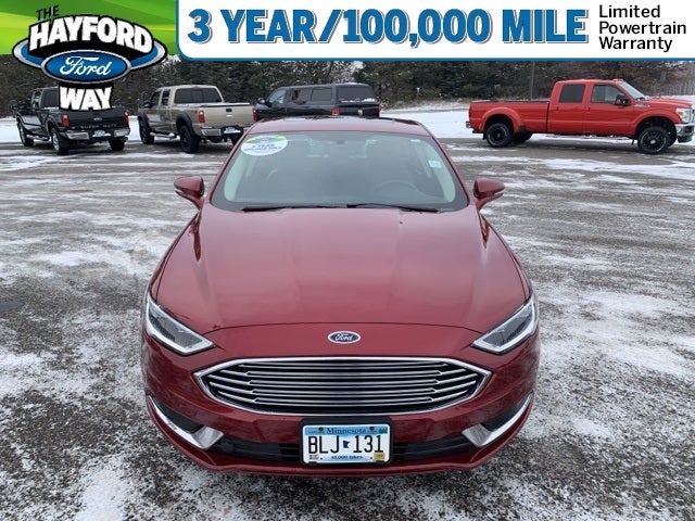 Used 2018 Ford Fusion SE with VIN 3FA6P0H98JR186872 for sale in Isanti, Minnesota
