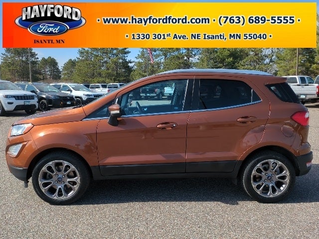 Used 2018 Ford Ecosport Titanium with VIN MAJ3P1VE8JC191191 for sale in Isanti, Minnesota