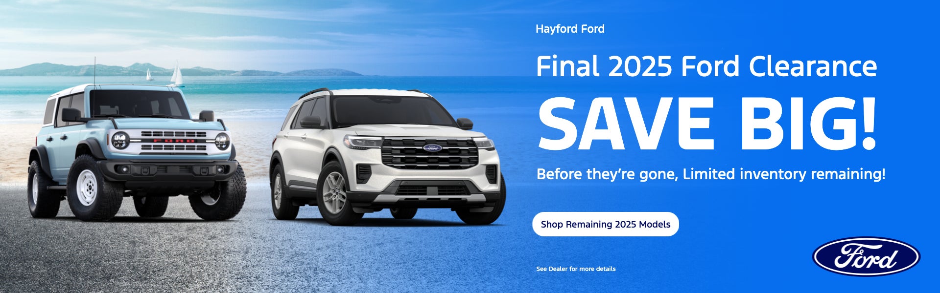 Final 2025 Ford Clearance